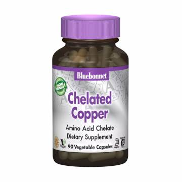 Хелатная медь Bluebonnet Nutrition Chelated Copper, 90 капсул Хелатная медь Bluebonnet Nutrition Chelated Copper, 90 капсул
