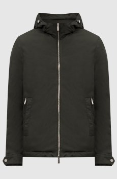 Зеленая пуховая куртка ALBINI