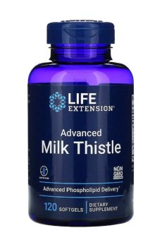 Силимарин (расторопша) Life Extension Advanced Milk Thistle, 120 капсул