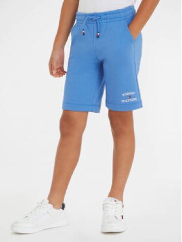 Tommy Hilfiger Спортивні шорти Monogram Wreath KB0KB09002 M Голубий Regular Fit Tommy Hilfiger Спортивні шорти Monogram Wreath KB0KB09002 M Голубий Regular Fit