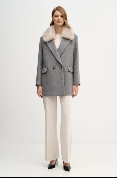Пальто с добавлением шерсти Sisley