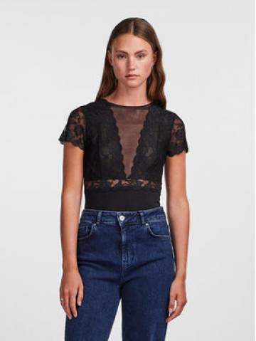Pieces Боді Sicca 17095132 Чорний Slim Fit Pieces Боді Sicca 17095132 Чорний Slim Fit