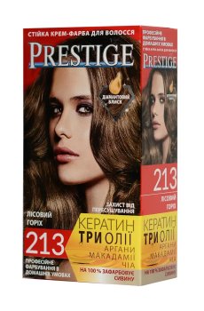 Стойкая крем-краска для волос Vips Prestige 213 Лесной орех, 100 мл