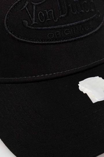Кепка Von Dutch цвет чёрный однотонная Кепка Von Dutch цвет чёрный однотонная