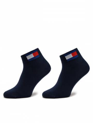 Tommy Jeans Набір з 2 пар високих шкарпеток unisex 701228223 Cиній Tommy Jeans Набір з 2 пар високих шкарпеток unisex 701228223 Cиній