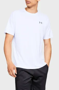 Мужская белая футболка UA Tech 2.0 SS Tee-WHT Белый 3XL Under Armour 1326413-100