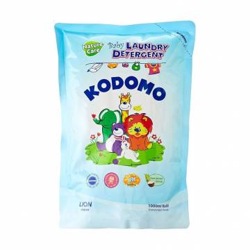 Жидкое средство для стирки детского белья Kodomo Natural Care Baby Laundry Detergent, 1 л (дой-пак)