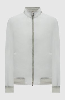 Зеленая куртка из шерсти