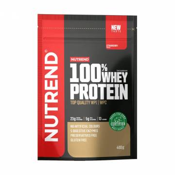 Протеин Nutrend 100% Whey Protein со вкусом клубники, в порошке, 400 г Протеин Nutrend 100% Whey Protein со вкусом клубники, в порошке, 400 г