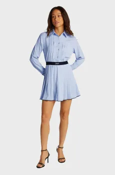 Женское голубое платье TJW TAPE Голубой L Tommy Jeans DW0DW19474