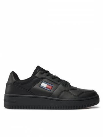 Tommy Jeans Снікерcи Tjm Retro Basket Ess EM0EM01395 Чорний Tommy Jeans Снікерcи Tjm Retro Basket Ess EM0EM01395 Чорний