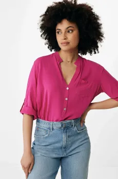 Женская малиновая блуза Малиновый XS Mexx DF0435033W