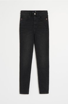 Джинси high waist skinny - чорний