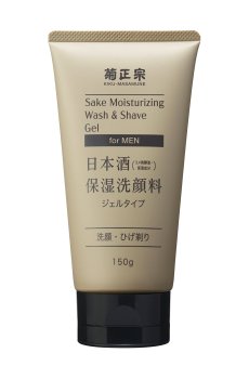 Мужской гель для умывания и бритья KIKU-MASAMUNE Sake Moisturizing Wash & Shave Gel for Men, 150 г