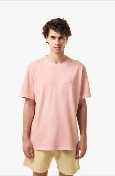 Мужская розовая футболка Розовый L Lacoste TH0426K86