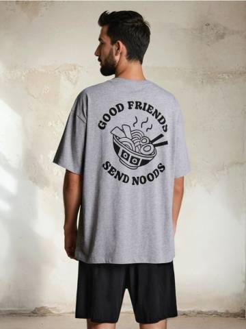 Оверсайз піжама з вмістом віскози та принтом на спині - різнобарвний