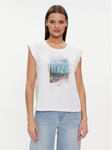 Liu Jo Футболка MA4332 J5003 Білий Regular Fit Liu Jo Футболка MA4332 J5003 Білий Regular Fit