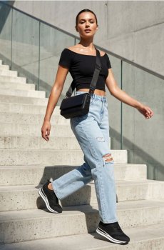 Кроп топ - чорний