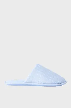 Женские голубые тапочки с узором CATALINE Голубой 38-39 Etam 6553849