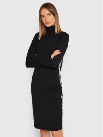 DKNY Sport Трикотажна сукня DP1D4486 Чорний Regular Fit DKNY Sport Трикотажна сукня DP1D4486 Чорний Regular Fit