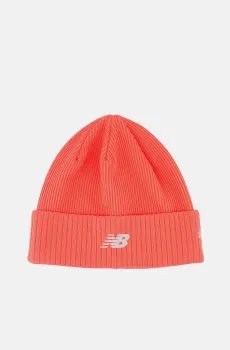 Оранжевая шапка Striped Knit Hat Оранжевый ONESIZE New Balance LAH01153URR