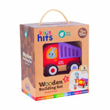 Деревянная игрушка Kids Hits Самосвал, 16*19*10.3 см, в коробке, от 2 лет (KH20/016) Деревянная игрушка Kids Hits Самосвал, 16*19*10.3 см, в коробке, от 2 лет (KH20/016)