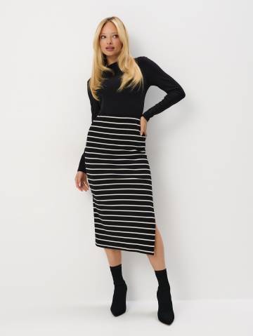 Mohito - Обтисла мідіспідниця - чорний - L