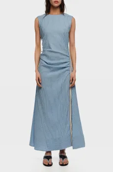 Женское голубое платье Голубой L Bimba Y Lola 261BR9025.12401