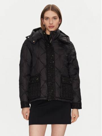 Fracomina Пуховик FR24WC3003O423S9 Чорний Regular Fit Fracomina Пуховик FR24WC3003O423S9 Чорний Regular Fit