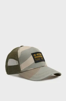 Мужская камуфляжная кепка Baseball Trucker Разноцветный ONESIZE G-Star RAW D23760,E574