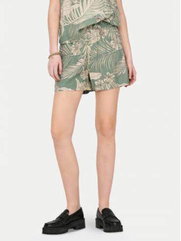ONLY Шорти з тканини Palina 15324504 Зелений Regular Fit ONLY Шорти з тканини Palina 15324504 Зелений Regular Fit