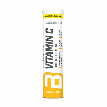 Витамин C BioTech USA Vitamin C Effervescent со вкусом лимона, 20 таблеток Витамин C BioTech USA Vitamin C Effervescent со вкусом лимона, 20 таблеток