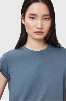 Хлопковая футболка AllSaints ANNA