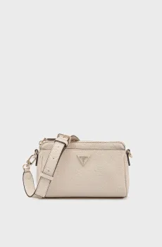 Женская белая кожаная сумка CRESIDIA II MINI Белый ONESIZE Guess HWPD9888720