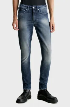 Мужские темно-синие джинсы SLIM TAPER Синий 36-34 Calvin Klein Jeans J30J324189