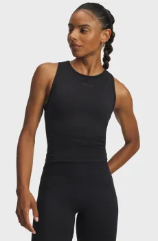 Женская черная майка Pjt Rock Seamless Tank Черный L Under Armour 6007150-001