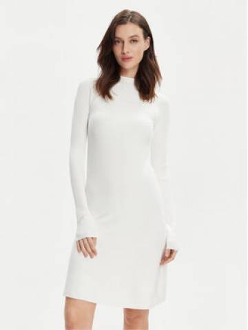 Max Mara Leisure Трикотажна сукня Pireo 2416321017 Білий Regular Fit Max Mara Leisure Трикотажна сукня Pireo 2416321017 Білий Regular Fit