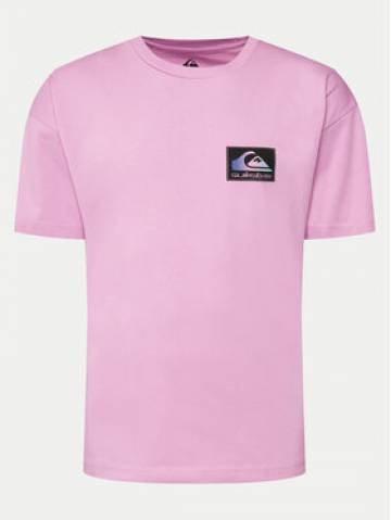 Quiksilver Футболка Back Flash EQYZT07605 Рожевий Regular Fit Quiksilver Футболка Back Flash EQYZT07605 Рожевий Regular Fit