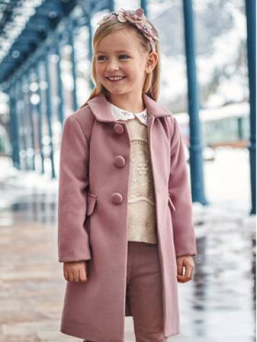 Mayoral Демісезонний плащ 4484 Рожевий Regular Fit Mayoral Демісезонний плащ 4484 Рожевий Regular Fit