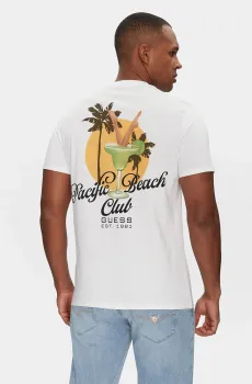 Мужская белая футболка Белый S Guess M5GI58.KBW41;G011