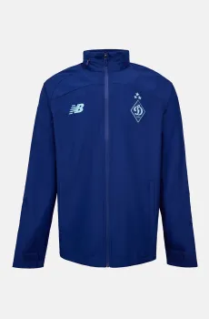 Мужская синяя ветровка ФК «Динамо» Київ Shower Синий L New Balance MJ62G4XLIKW
