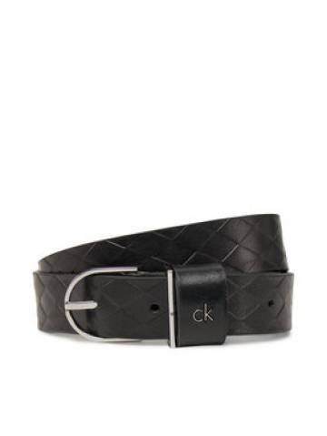 Calvin Klein Жіночий ремінь Ck Metal Round Buckle 2.5_Braid K60K613152 Чорний Calvin Klein Жіночий ремінь Ck Metal Round Buckle 2.5_Braid K60K613152 Чорний