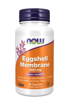 Мембрана яичной скорлупы NOW foods Eggshell Membrane 500 мг, 60 вегетарианских капсул