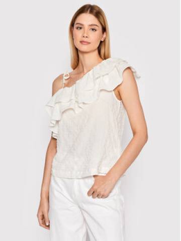 United Colors Of Benetton Блузка 5ZRPDH002 Білий Regular Fit United Colors Of Benetton Блузка 5ZRPDH002 Білий Regular Fit