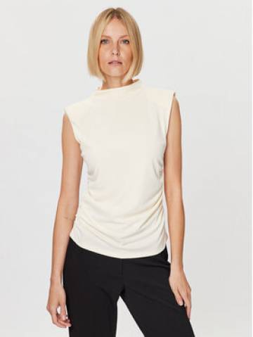 DKNY Топ P3AH7QKR Écru Regular Fit DKNY Топ P3AH7QKR Écru Regular Fit