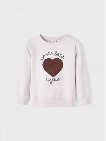 NAME IT Світшот 13219034 Рожевий Regular Fit NAME IT Світшот 13219034 Рожевий Regular Fit