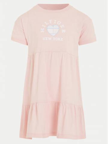Tommy Hilfiger Повсякденна сукня Heart KG0KG07926 M Рожевий Regular Fit Tommy Hilfiger Повсякденна сукня Heart KG0KG07926 M Рожевий Regular Fit