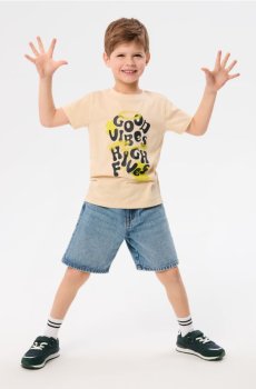 Джинсові шорти loose - синій