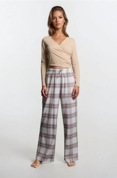 Піжамні штани - бежевий