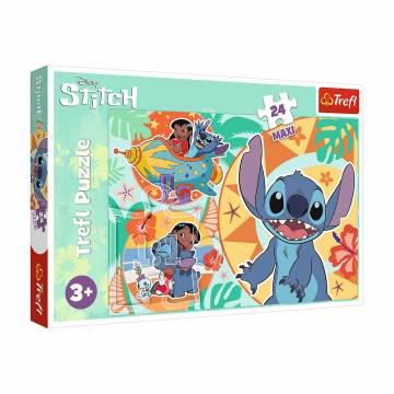 Пазлы Trefl Disney Happy Day of Lilo & Stitch, 60*40 см, от 3 лет, 24 елемента (14365) Пазлы Trefl Disney Happy Day of Lilo & Stitch, 60*40 см, от 3 лет, 24 елемента (14365)